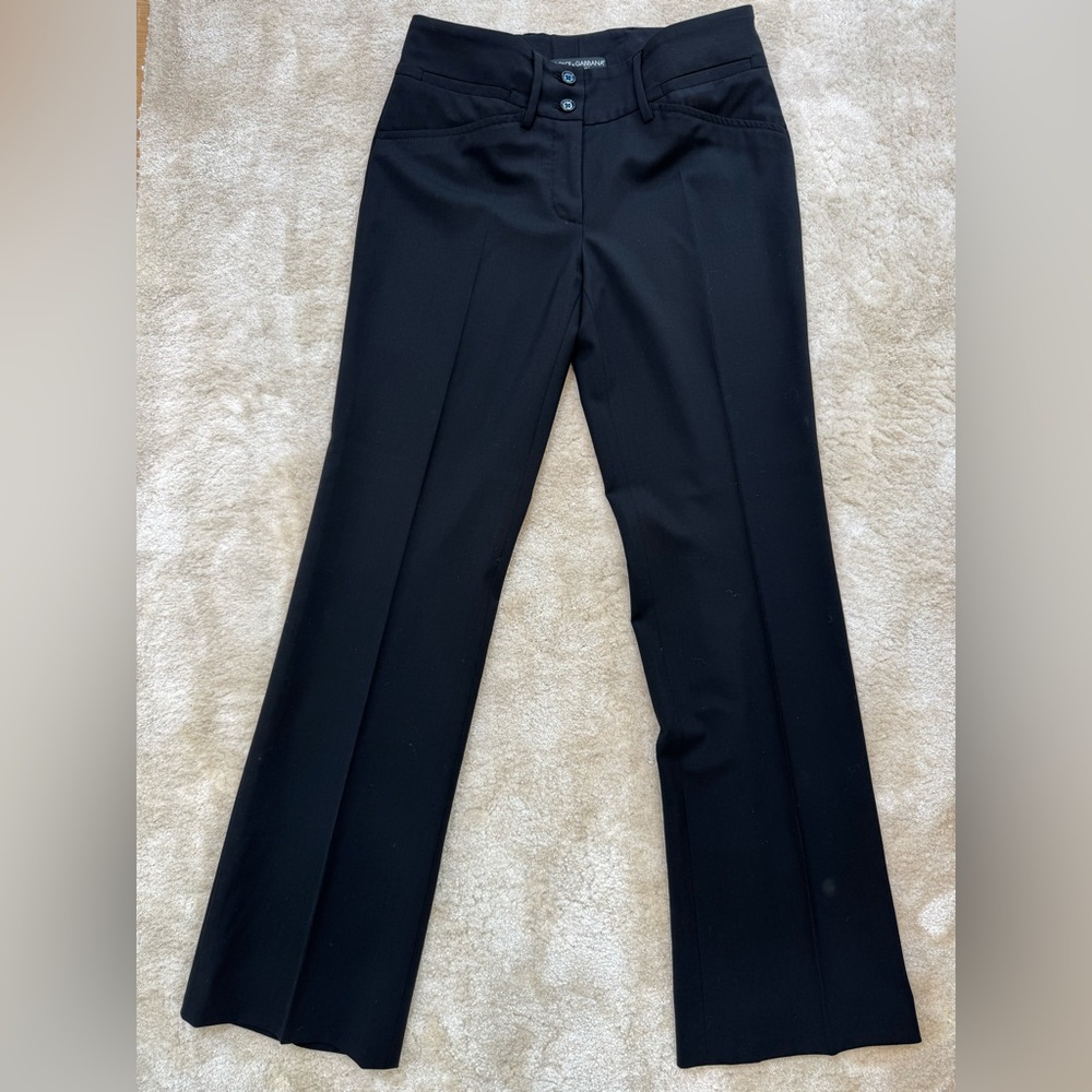 Dolce & Gabbana Elegant Black Pantsuit